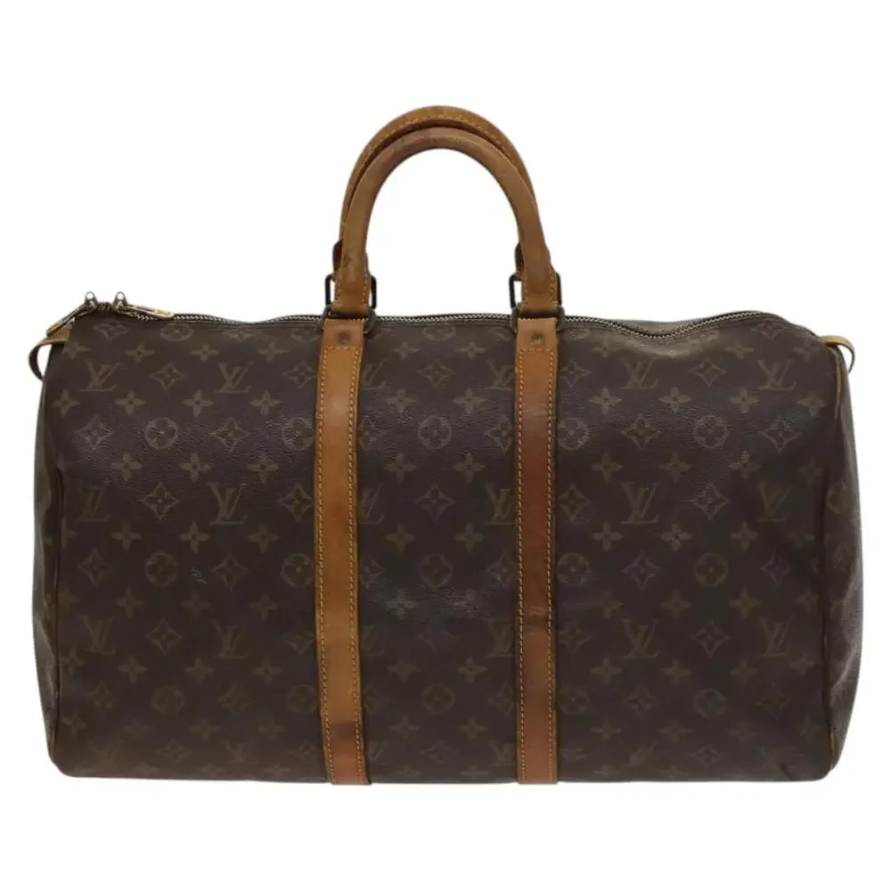 LOUIS VUITTON Monogram Keepall 45 Boston Bag M41428
